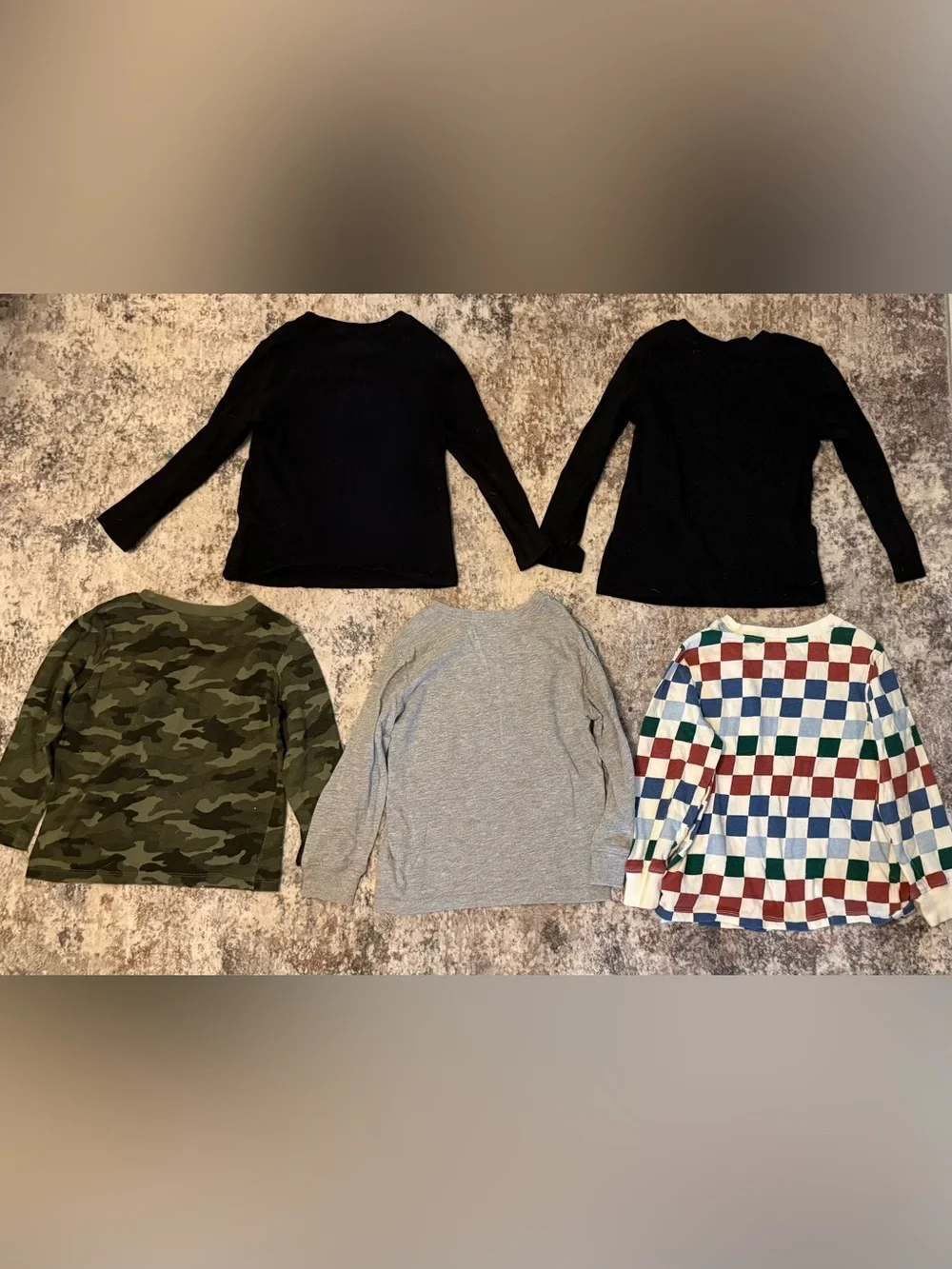 Boys long sleeve shirt bundle set 4T